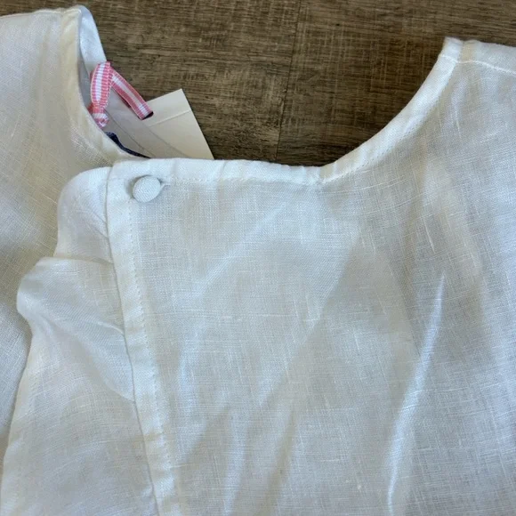 NWT Vineyard Vines Linen Ruffle Tank Blouse S - Picture 8 of 13